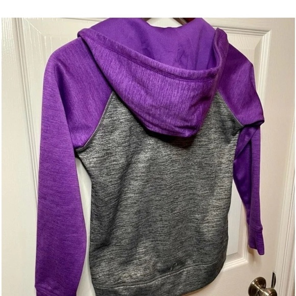 HEAD Youth Full Zip Hoodie Charcoal Heather/Purple size 7/8. NWTS - Picture 4 of 5